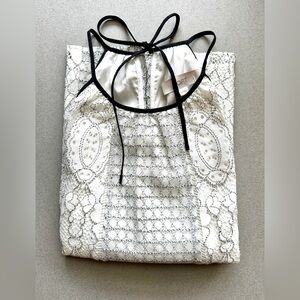 LOFT lace halter neck blouse